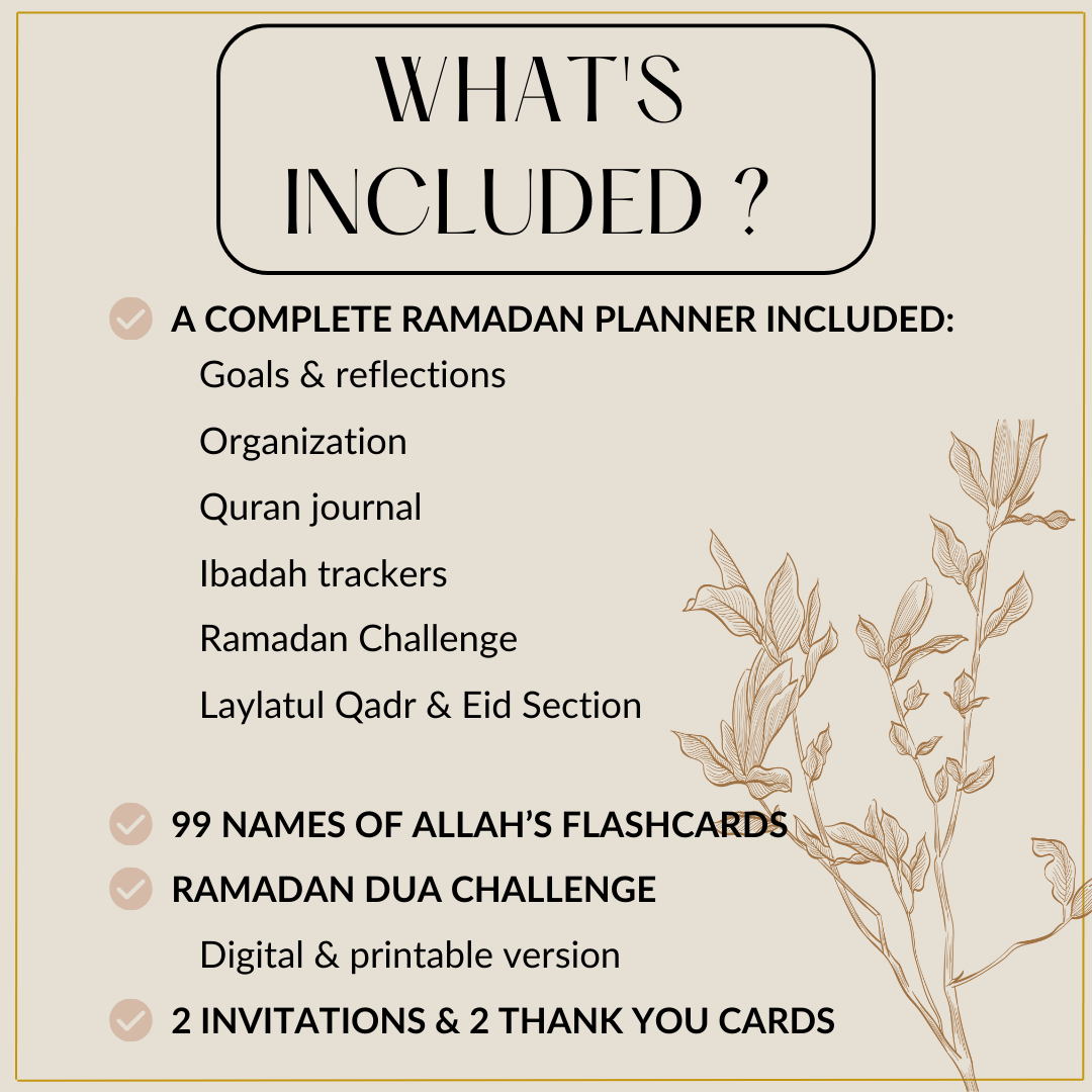 Ramadan Digital Pack – Stay Organized & Spiritually Connected