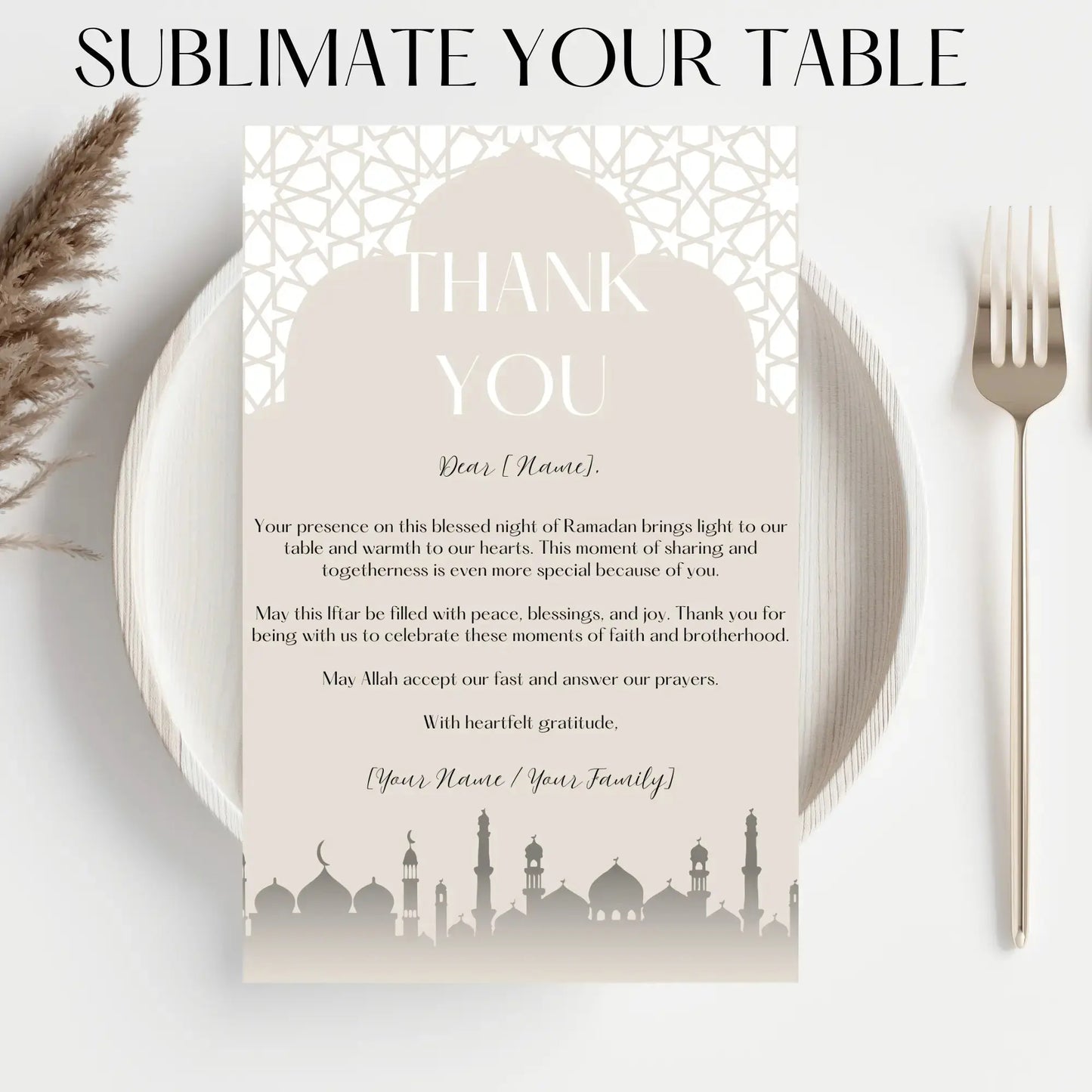 Pack numérique Ramadan – Agenda, défi Dua et cartes mémo des 99 noms d’Allah