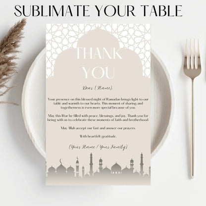 Pack numérique Ramadan – Agenda, défi Dua et cartes mémo des 99 noms d’Allah