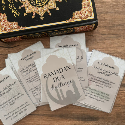 30 Du'a Flashcards: Islamic Printable | Arabic, Transliteration & English | Digital Gift